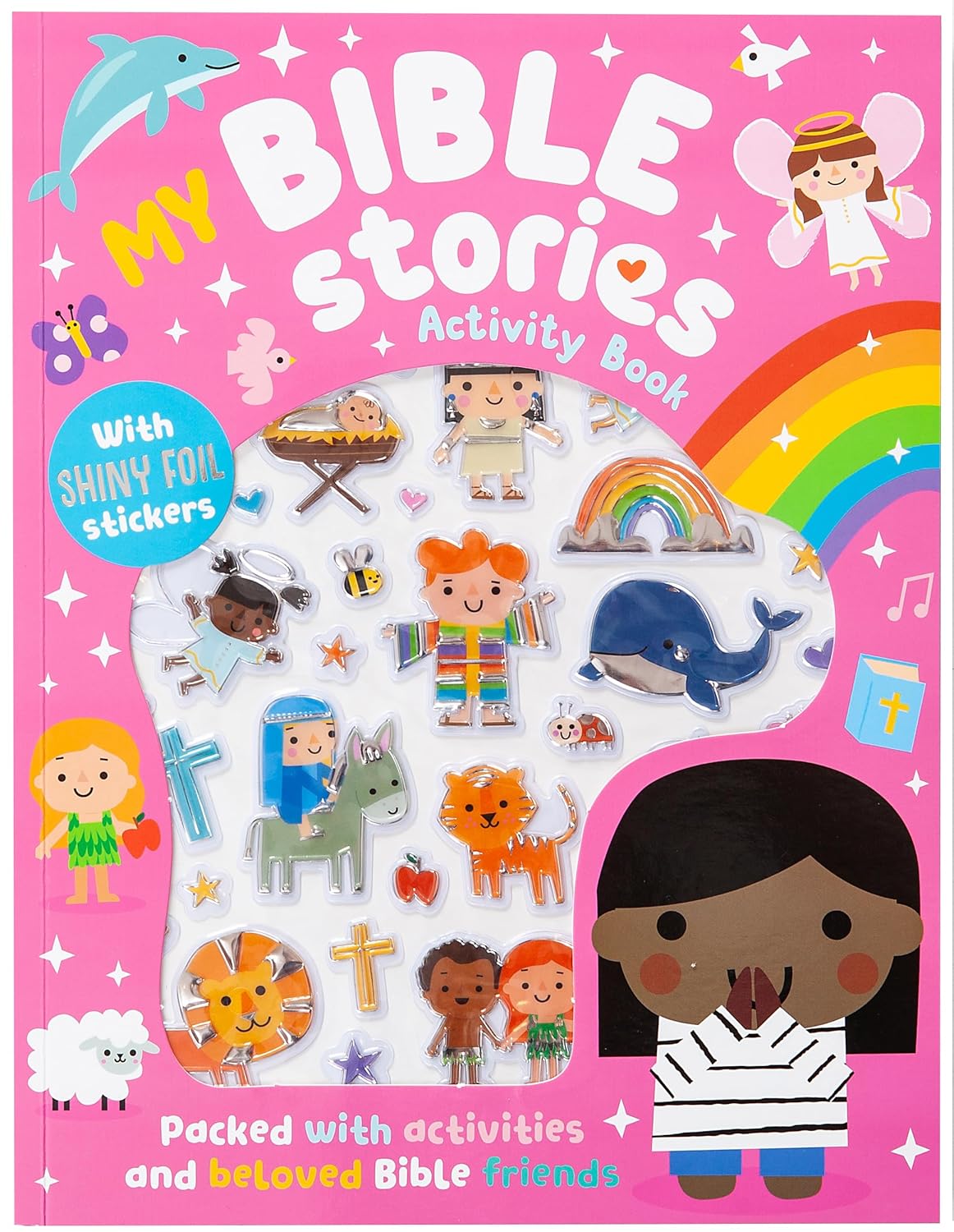My Bible Stories Activity Book Azul/Rosado