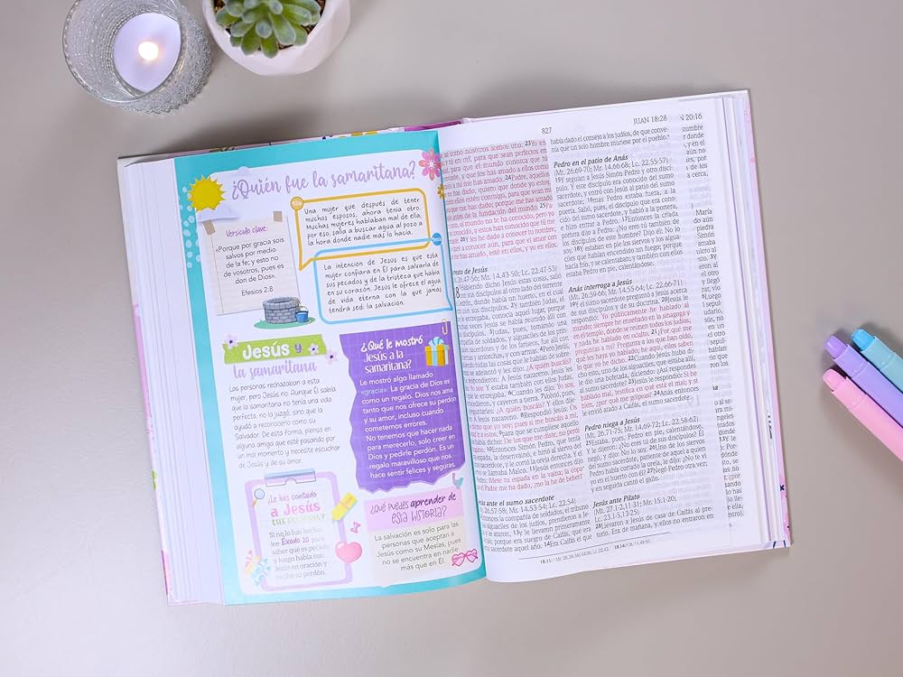 Biblia NTV de Promesas para Niñas, Pasta Dura, Color Lila