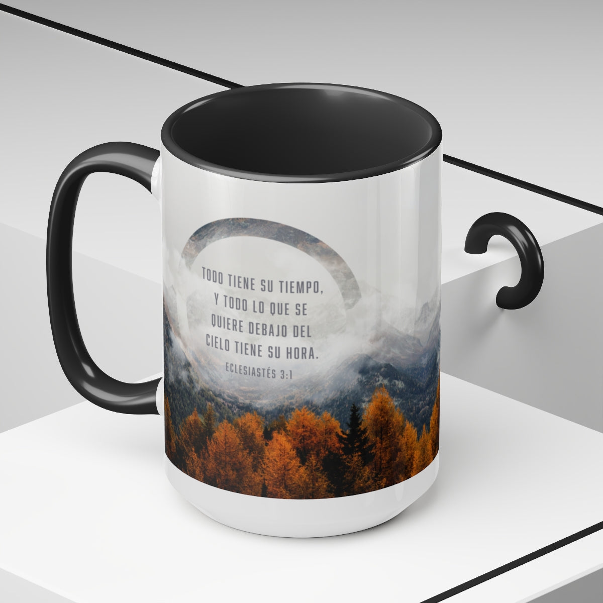 Eclesiastés 3:1 — Taza grande, 15oz