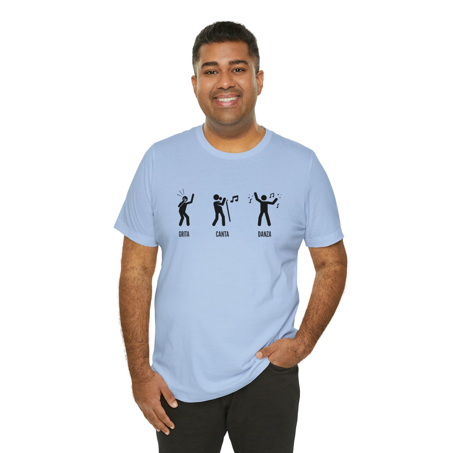 Grita, Canta, Danza — Camiseta unisex de manga corta