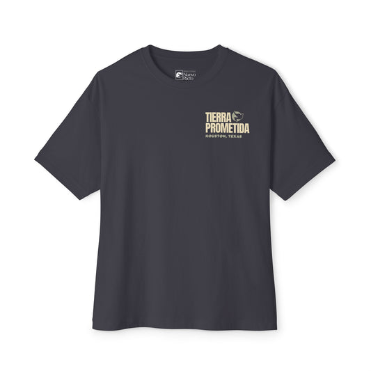 Tierra Prometida - Congreso Nuevo Pacto 2026 - Camiseta vintage de corte cuadrado oscura