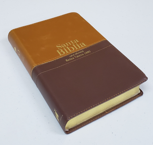 Santa Biblia RVR60 Manual Letra Grande  - Dúo Café