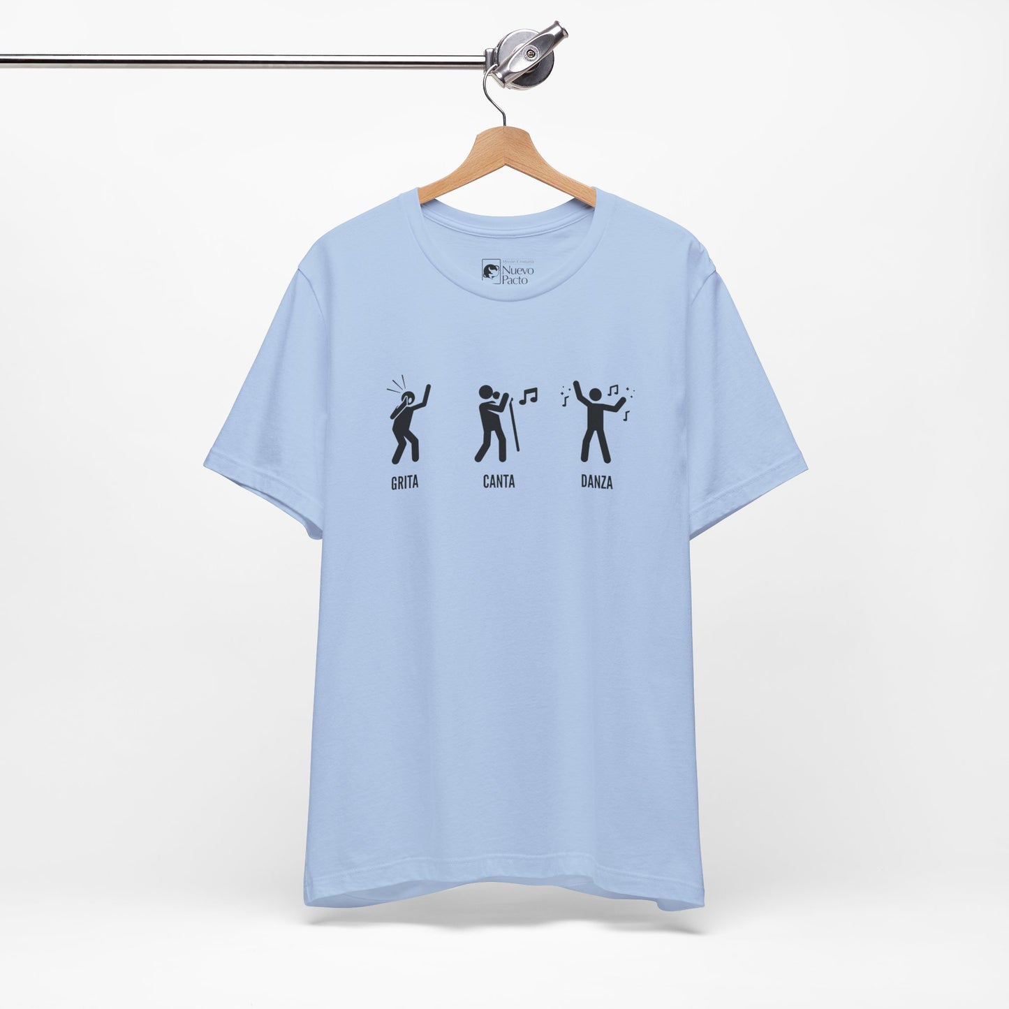 Grita, Canta, Danza — Camiseta unisex de manga corta