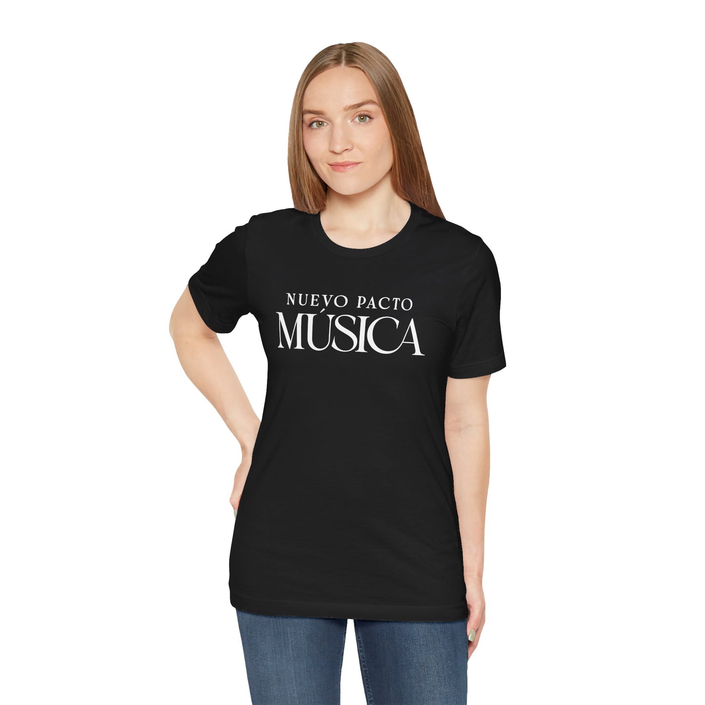 Nuevo Pacto Música — Camiseta unisex de manga corta