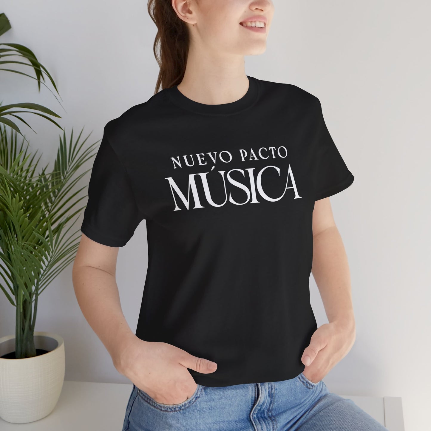 Nuevo Pacto Música — Camiseta unisex de manga corta