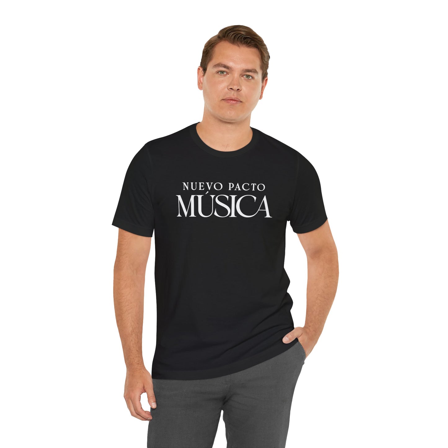 Nuevo Pacto Música — Camiseta unisex de manga corta