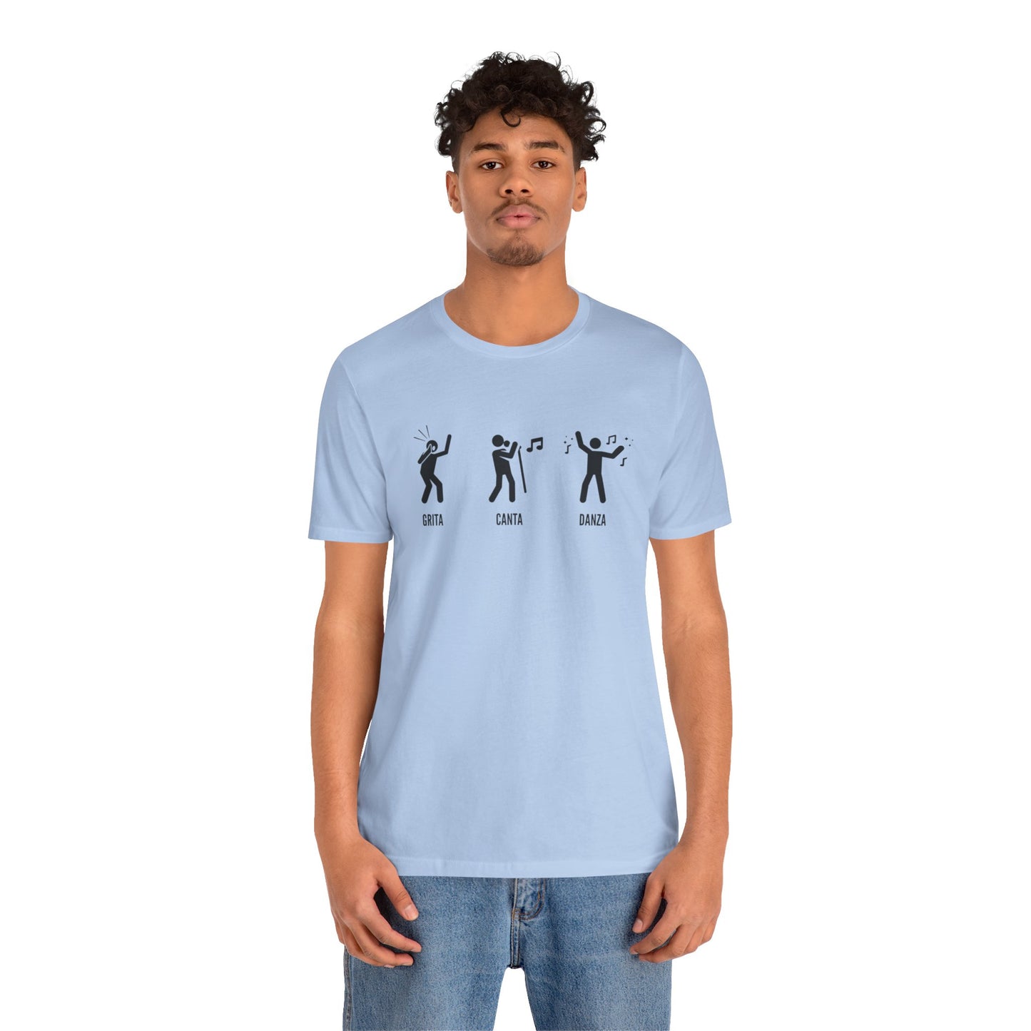 Grita, Canta, Danza — Camiseta unisex de manga corta