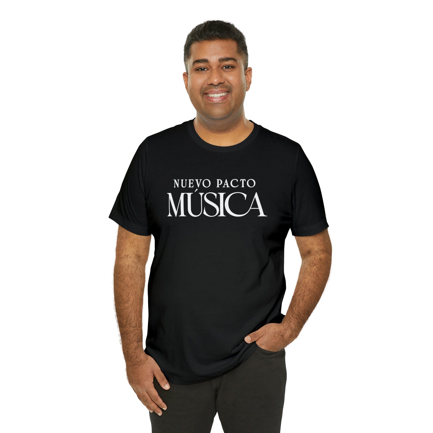 Nuevo Pacto Música — Camiseta unisex de manga corta