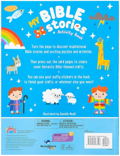 My Bible Stories Activity Book Azul/Rosado