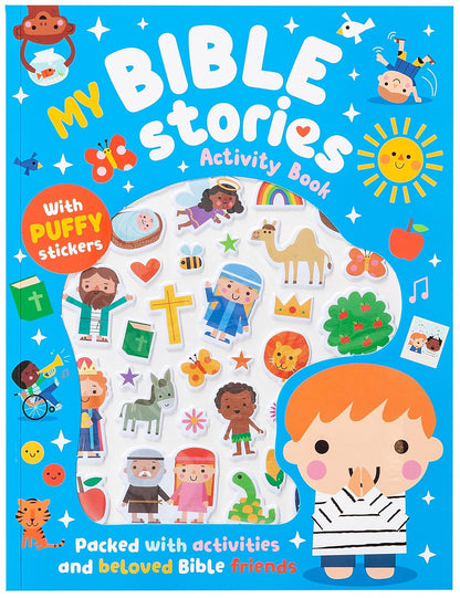 My Bible Stories Activity Book Azul/Rosado