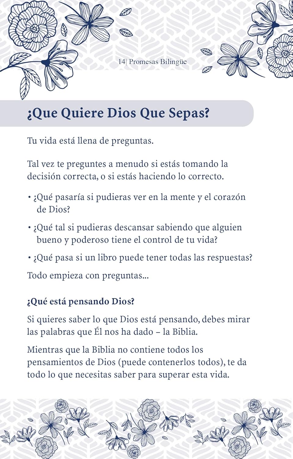 Promesas de Dios para mujeres - Libro Bilingüe