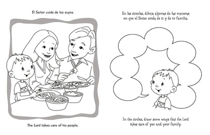 Libro para Colorear y de Actividades -  Bilingüe Salmo 121/ Psalm 121