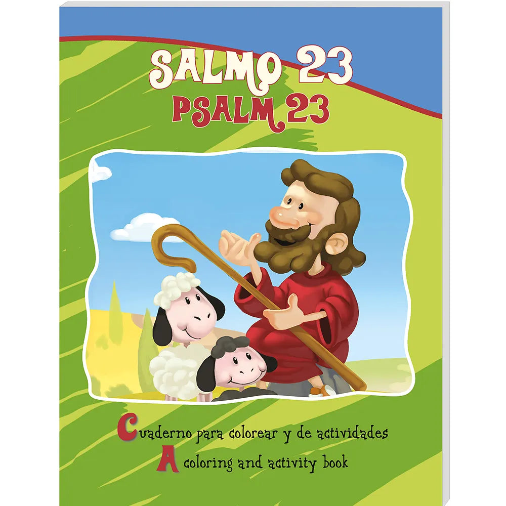 Libro para Colorear y de Actividades -  Bilingüe Salmo 23/ PSalm 23