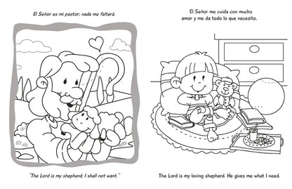 Libro para Colorear y de Actividades -  Bilingüe Salmo 23/ PSalm 23