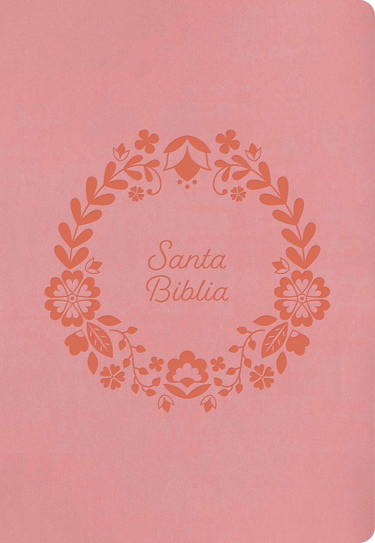 Biblia RVR1960 Para Regalos y Premios - Color Rosa, Imitación Piel