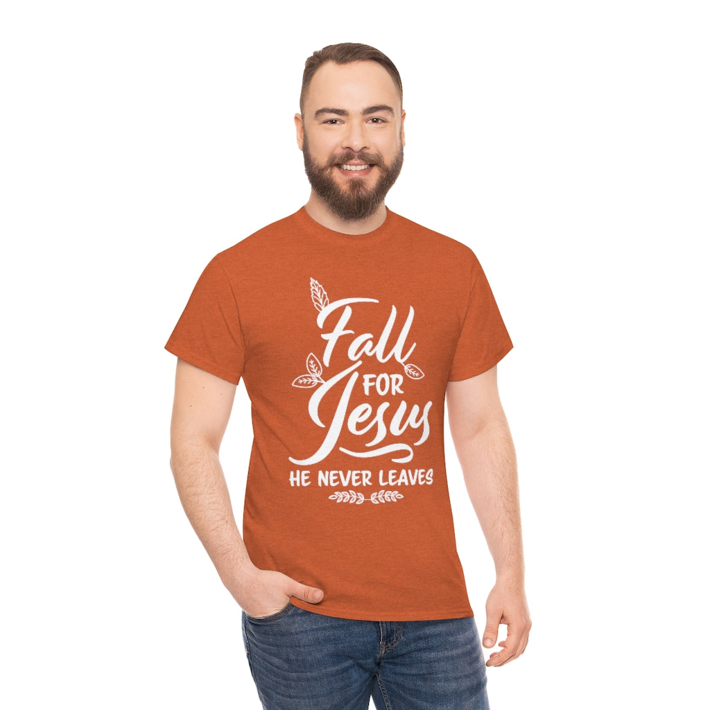Fall for Jesus — Camiseta unisex de manga corta