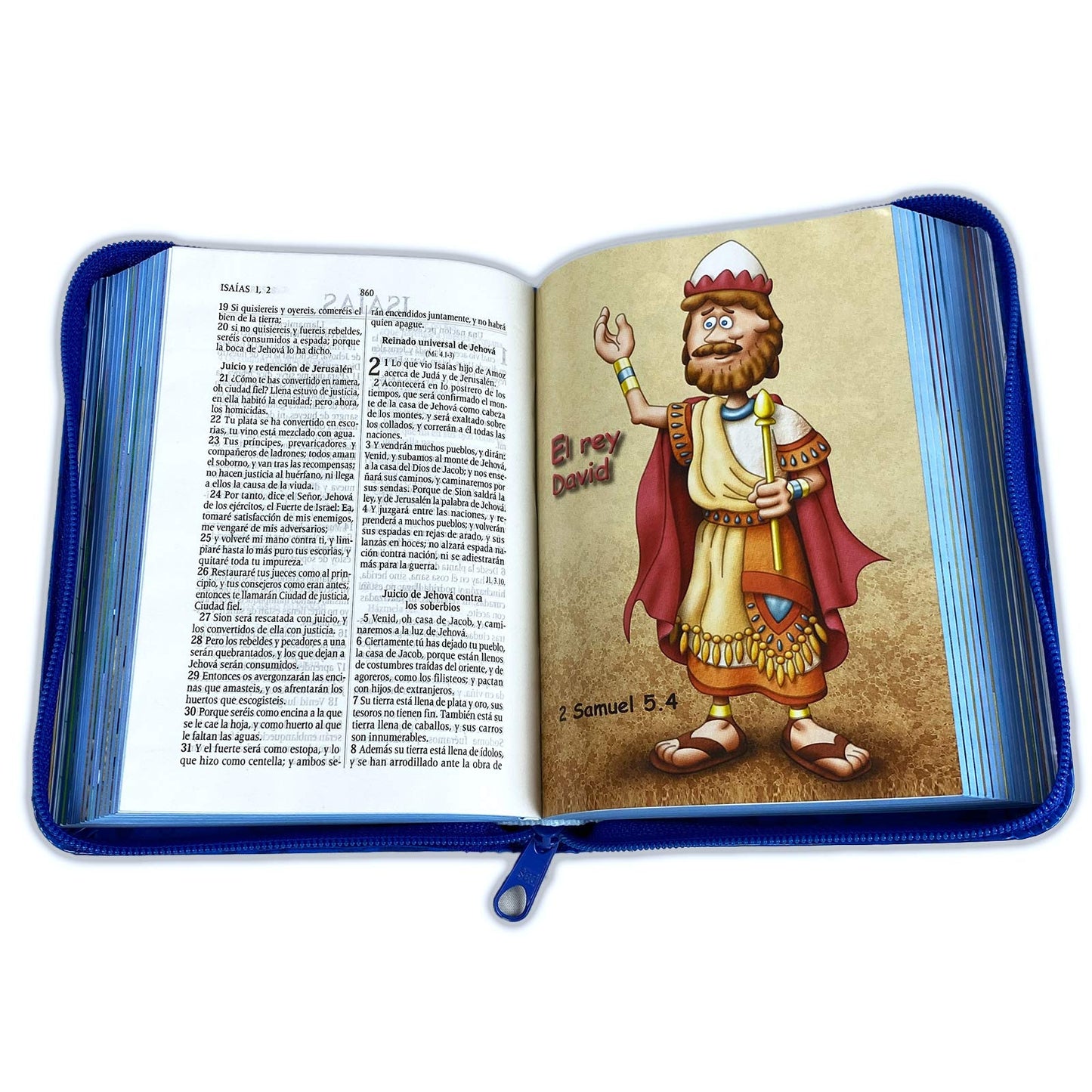 Biblia RVR60 Amigos Por Siempre, Con Ilustraciones, Cubierta Acolchada, Con Cierre