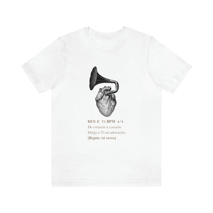 De Corazón a Corazón — Camiseta unisex de manga corta