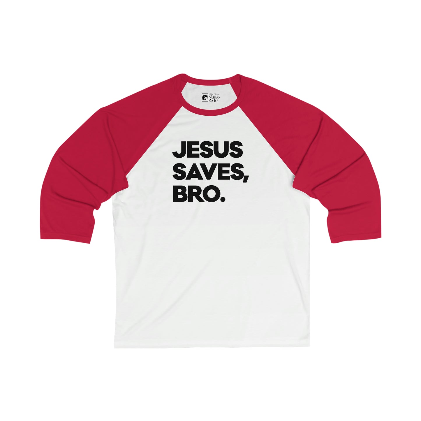 Jesus Saves, Bro — Camiseta unisex de béisbol de manga 3\4